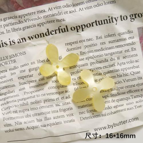 Hair Clip Findings Acrylic Four Leaf Clover multifunctional & DIY Sold By PC