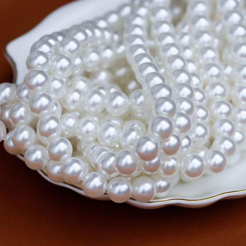 South Sea Shell Beads Shell Pearl Round DIY white Sold Per Approx 40 cm Strand