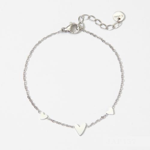 Roestvrijstalen Anklet, 304 roestvrij staal, met 5cm extender keten, plated, mode sieraden & voor vrouw, meer kleuren voor de keuze, Lengte 21 cm, Verkocht door PC