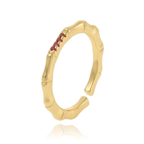 Cúbicos Circonia Micro Pave anillo de latón, metal, chapado, micro arcilla de zirconia cúbica & para mujer, más colores para la opción, Vendido por UD