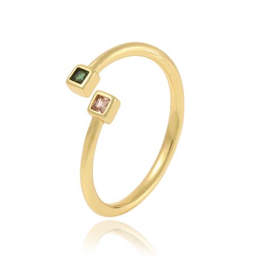 Cubic Zirconia Micro Pave Brass Ring plated micro pave cubic zirconia & for woman Sold By PC