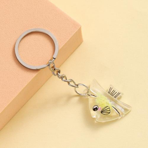 Zinc Alloy Key Clasp with Resin portable & multifunctional & luminated Sold By PC