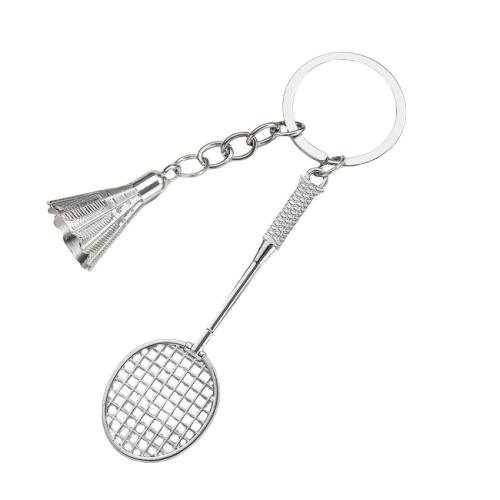 Zinc Alloy Key Clasp portable & multifunctional silver color Sold By PC