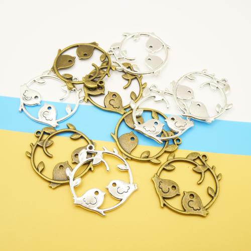 Zinc Alloy Pendler, Cage, forgyldt, du kan DIY, flere farver til valg, 42x37mm, 100pc'er/Bag, Solgt af Bag