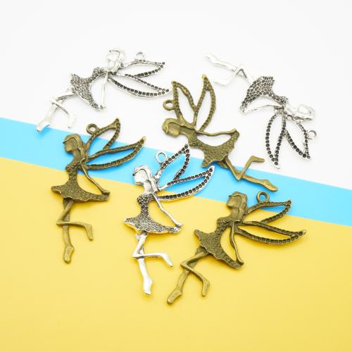 Zinc Alloy Pendants Angel plated DIY Sold By Bag