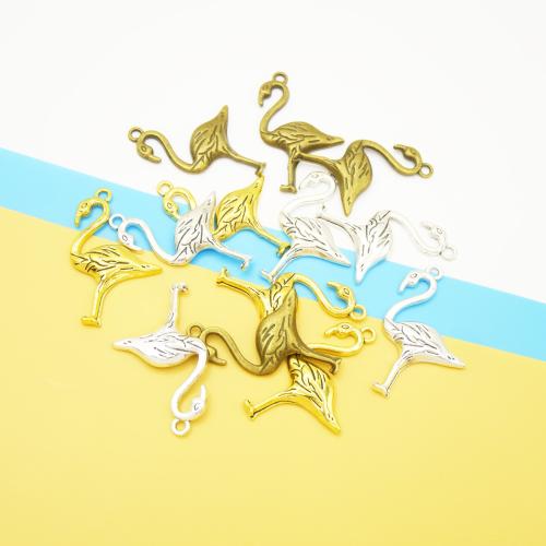 Zinc Alloy Animal Pendants Bird plated DIY Sold By Bag