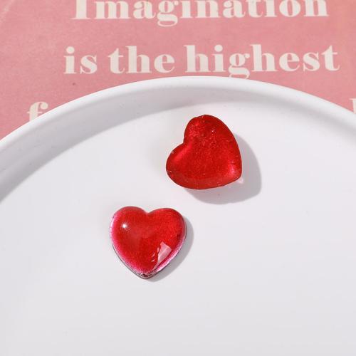 Mobile Phone DIY Decoration Resin Heart Sold By PC