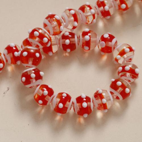 Handgewickelte Perlen, Lampwork, DIY & Emaille, keine, 13x11mm, verkauft von PC