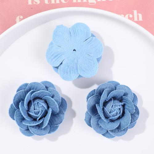 Hair Accessories DIY Findings Cloth Common Camelia handmade Sold By PC