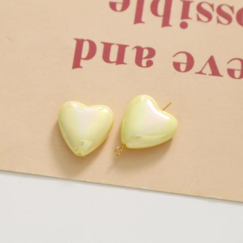 Resin Jewelry Beads Heart DIY Sold By PC