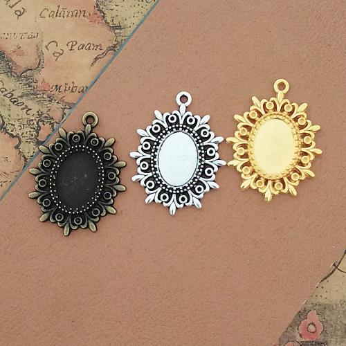 Zinc Alloy Pendant Cabochon Setting plated DIY nickel lead & cadmium free Sold By Bag