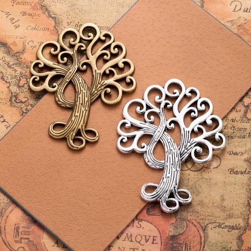 Zinc Alloy Pendants Tree plated DIY nickel lead & cadmium free Sold By Bag