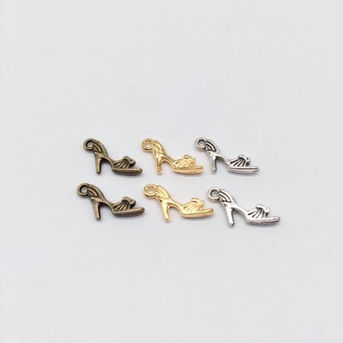 Zinklegering Schoenen Hangers, Zinc Alloy, plated, DIY, meer kleuren voor de keuze, 20x12mm, 100pC's/Bag, Verkocht door Bag