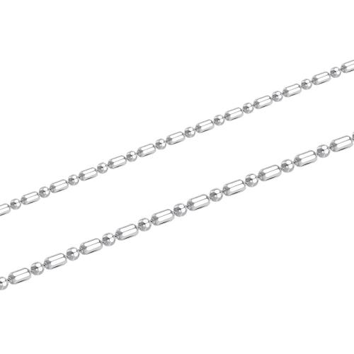 Chaînes en argent sterling, Argent sterling 925, DIY & normes différentes pour le choix, argent, Vendu par m