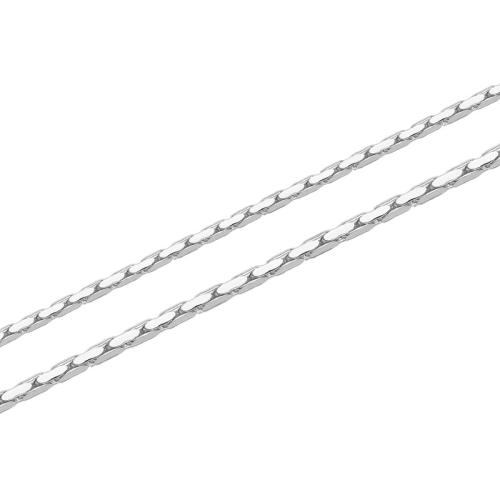 925 Sterling Silver Chains DIY silver color Sold By m