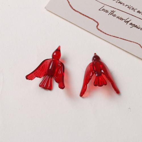 Mobile Phone DIY Decoration Resin Bird polished Sold By PC