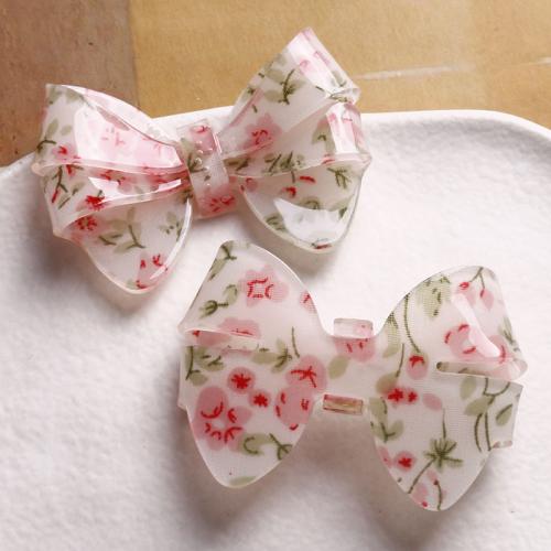 Mobile Phone DIY Decoration Acrylic Bowknot enamel Sold By PC