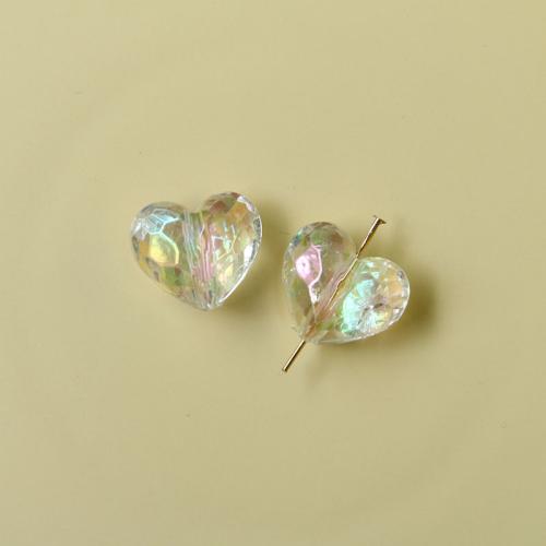 Resin Jewelry Beads Heart DIY Sold By PC