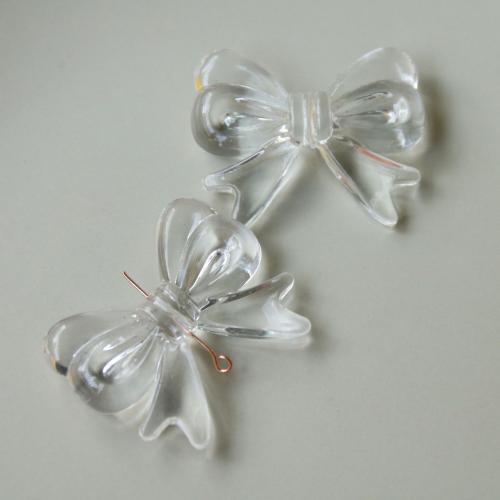 Hair Clip Findings Resin Bowknot DIY Sold By PC