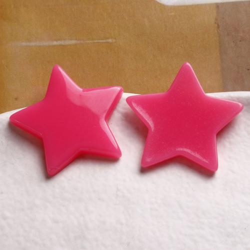 Mobile Phone DIY Decoration Resin Star polished Sold By PC