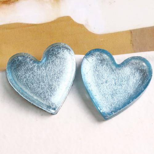 Hair Accessories DIY Findings Resin Heart polished 31mm Sold By PC