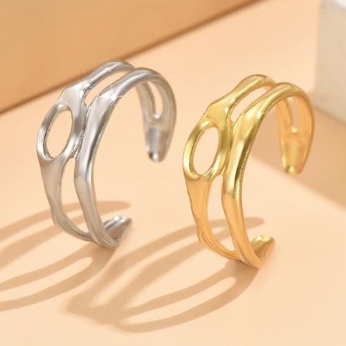 Stainless Steel Finger Ring 304 Stainless Steel fashion jewelry & for woman & hollow US Ring Sold By PC