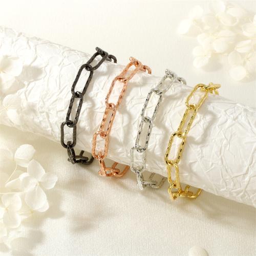 Messing Armbanden, gold plated, voor vrouw, meer kleuren voor de keuze, nikkel, lood en cadmium vrij, Lengte 16-22 cm, Verkocht door PC