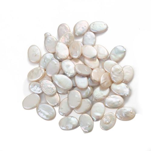 Natural Freshwater Pearl Loose Beads Oval DIY white mm Sold By PC