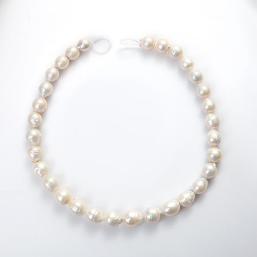 Krumpir Kulturan Slatkovodni Pearl perle, možete DIY, bijel, aboutuff1a10-11mm, Rupa:Približno 1mm, Prodano Per Približno 38 cm Strand