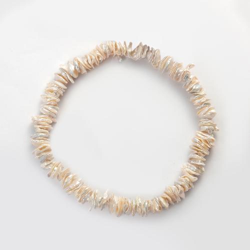 Barok ferskvandskulturperle Beads, Ferskvandsperle, du kan DIY, hvid, about:10-12mm, Hole:Ca. 1mm, Solgt Per Ca. 38 cm Strand