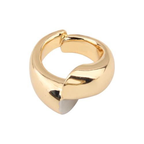 Zink Alloy Finger Ring, plated, mode smycken & för kvinna, gyllene, Storlek:7, Säljs av PC