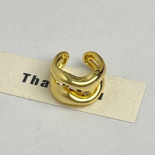 Zinc Alloy Finger Ring plated Double Layer & fashion jewelry & for woman golden US Ring Sold By PC