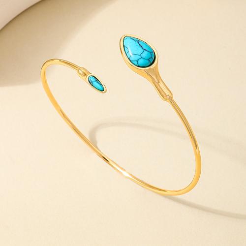 Body Chain Jewelry Zinc Alloy with Turquoise plated for woman gold Sold By PC