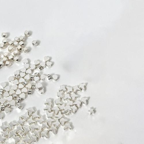 Bijoux de perles en alliage de Zinc , Placage, DIY & styles différents pour le choix, argent, Vendu par PC