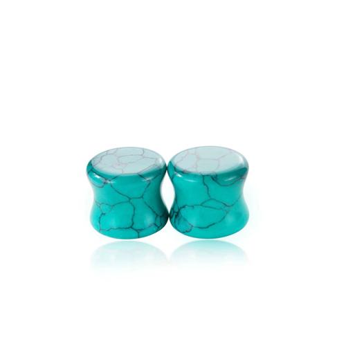 Piercing Tunnel turquoise Unisex Sold By PC