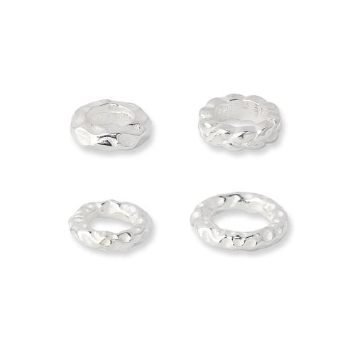 Gioielli Spacer Beads, 925 sterline d'argento, DIY & stili diversi per la scelta, Venduto da PC