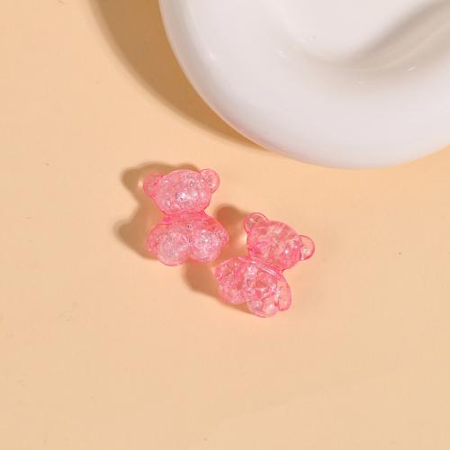 Acrylic Jewelry Beads Bear DIY Sold By PC