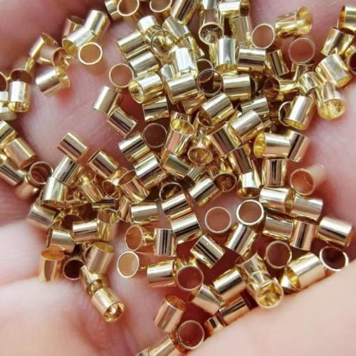 Brass Tube Beads DIY Approx Sold By Bag