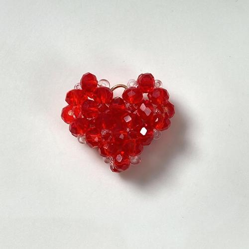 Mobile Phone DIY Decoration Crystal Heart handmade Sold By PC