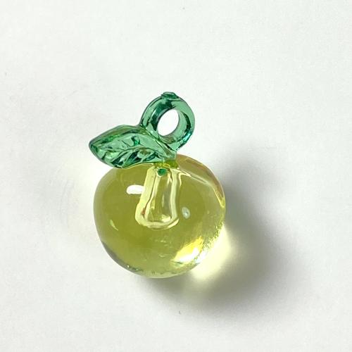 Accesorios para el cabello DIY de, Acrílico, Manzana, pulido, Bricolaje, más colores para la opción, 20x14mm, Vendido por UD