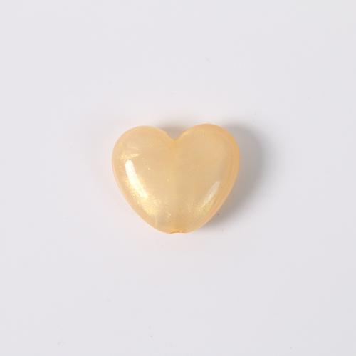 Mobile Phone DIY Decoration Resin Heart polished Sold By PC