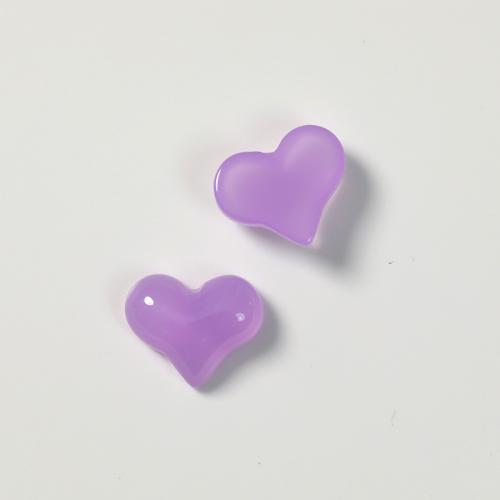 Mobile Phone DIY Decoration Resin Heart Sold By PC