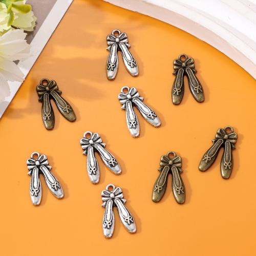 Zinc Alloy Shoes Pendants plated DIY nickel lead & cadmium free Approx Sold By Bag