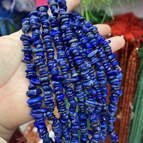 Lapis lazuli perle, Lazulit, Nepravilan, možete DIY, plav, about:9mm, Prodano Per Približno 38 cm Strand