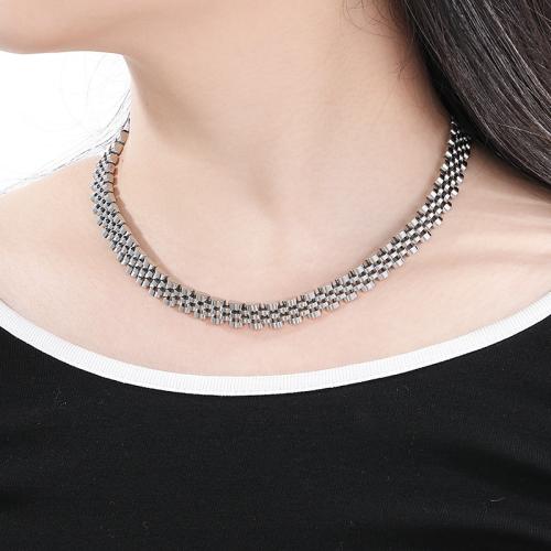 Stainless Steel Jewelry Necklace 304 Stainless Steel plated Unisex Sold By PC