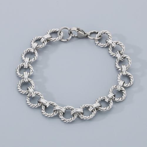 Stainless Steel Jewelry Bracelet 304 Stainless Steel plated for woman Length 23 cm Sold By PC