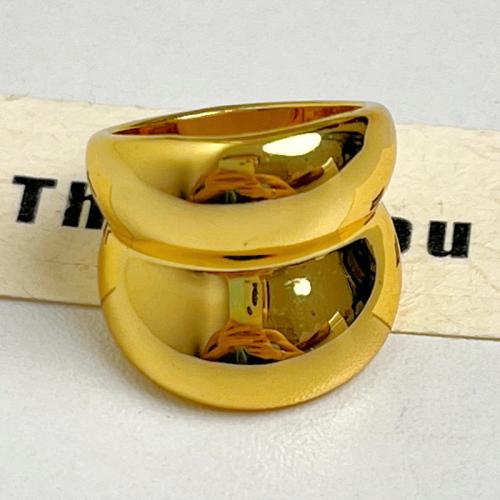 Zinc Alloy Finger Ring plated Double Layer & fashion jewelry & for woman US Ring Sold By PC