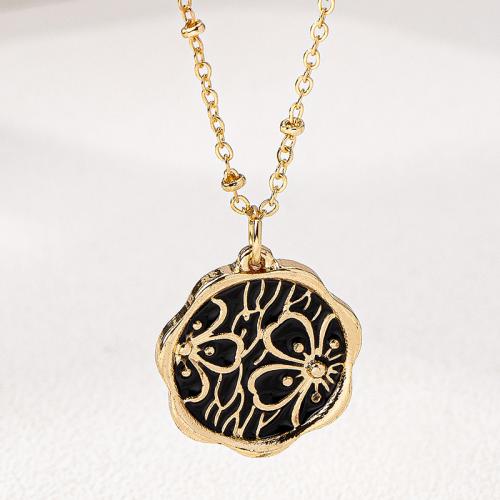 Zinc Alloy Jewelry Necklace plated for woman & enamel Sold By PC