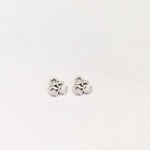 Cink Alloy Privjesci, starinski srebrne boje pozlaćen, možete DIY, 16x10x2mm, 100računala/Torba, Prodano By Torba