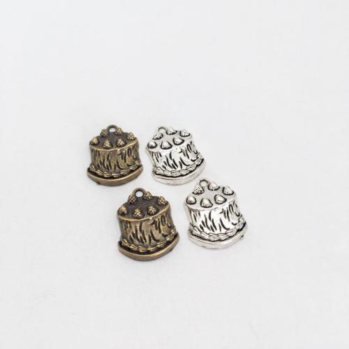 Zinc Alloy Pendants Cake plated DIY Sold By Bag